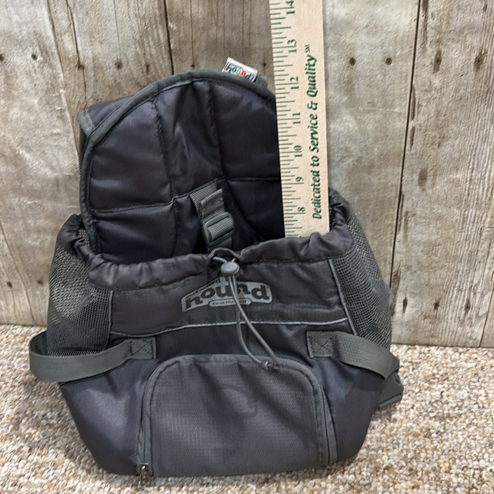 OUTWARD HOUND Dog “Backpack/Carrier” Size Small up to 10lbs Gray Poly/Nylon NWOT - Picture 7 of 8